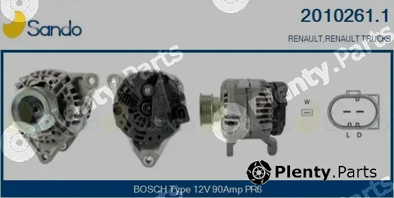 Sando 2010261.1 — Alternator
