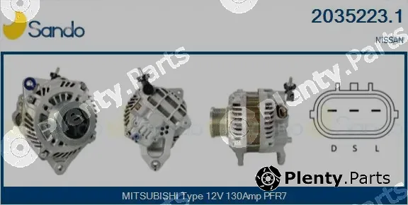 Sando 2035223.1 — Alternator