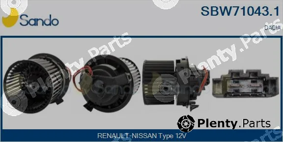 Sando SBW71043.1 — Interior Blower