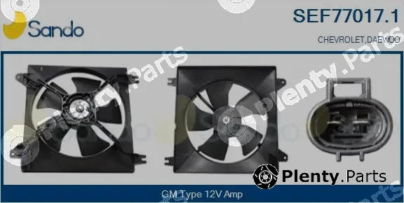 Sando SEF77017.1 — Electric Motor, radiator fan