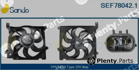 Sando SEF78042.1 — Electric Motor, radiator fan