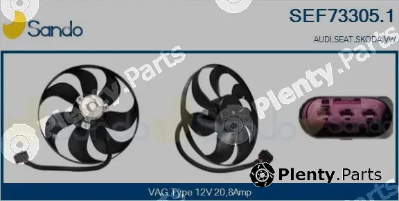Sando SEF73305.1 — Fan, engine cooling
