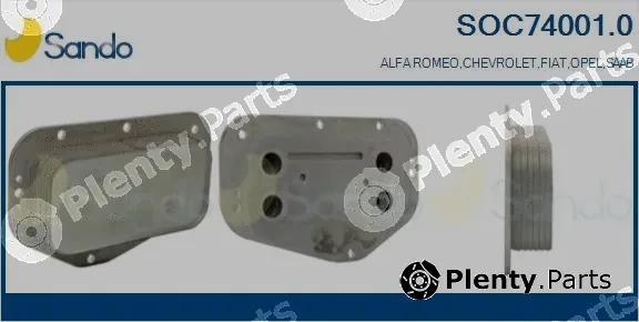 Sando SOC74001.0 — Oil Cooler, engine oil