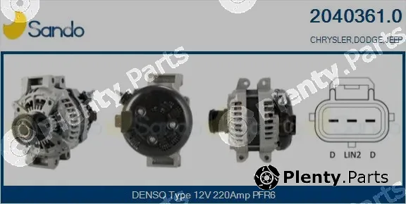 Sando 2040361.0 — Alternator