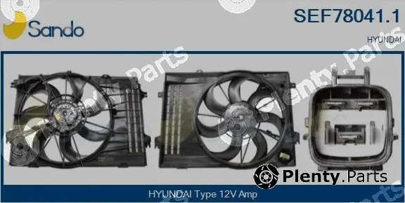 Sando SEF78041.1 — Electric Motor, radiator fan