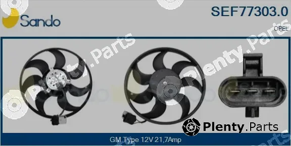 Sando SEF77303.0 — Fan, engine cooling