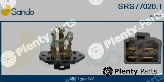Sando SRS77020.1 — Resistor, interior blower