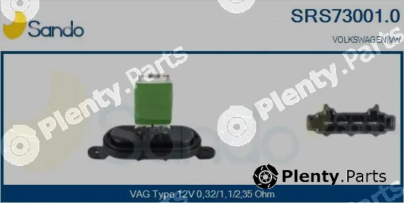 Sando SRS73001.0 — Resistor, interior blower
