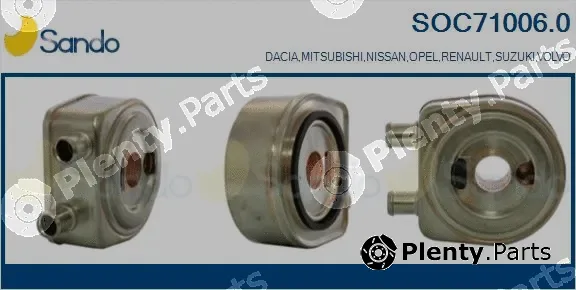 Sando SOC71006.0 — Oil Cooler, engine oil