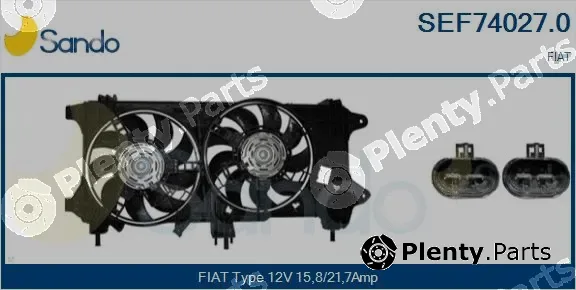 Sando SEF74027.0 — Electric Motor, radiator fan
