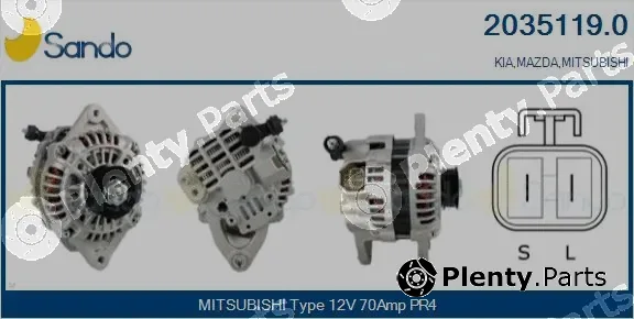 Sando 2035119.0 — Alternator