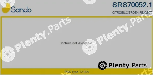 Sando SRS70052.1 — Series resistor, electric motor (radiator fan)