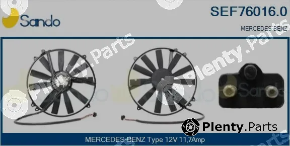 Sando SEF76016.0 — Electric Motor, radiator fan
