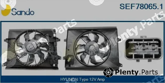 Sando SEF78065.1 — Electric Motor, radiator fan