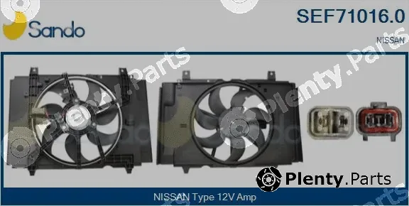 Sando SEF71016.0 — Electric Motor, radiator fan