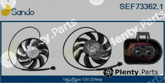 Sando SEF73362.1 — Fan, engine cooling
