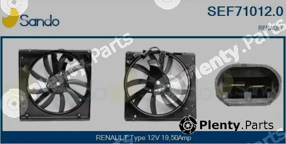 Sando SEF71012.0 — Electric Motor, radiator fan