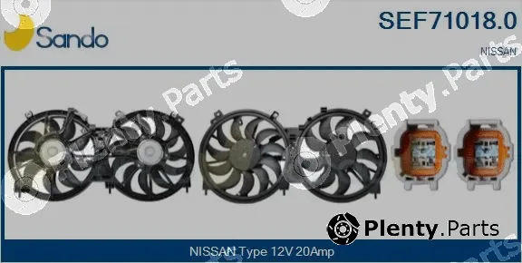 Sando SEF71018.0 — Electric Motor, radiator fan