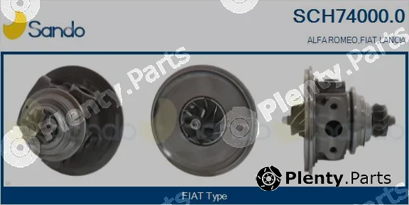 Sando SCH74000.0 — Core assembly, turbocharger