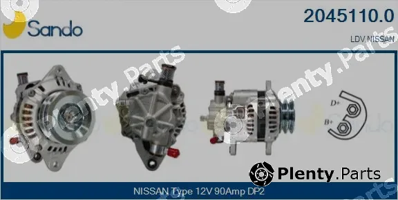 Sando 2045110.0 — Alternator