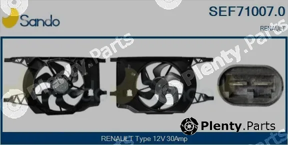 Sando SEF71007.0 — Electric Motor, radiator fan
