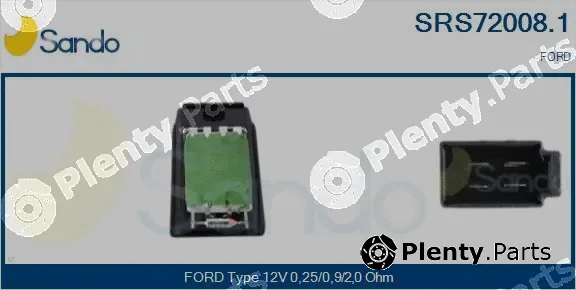 Sando SRS72008.1 — Resistor, interior blower