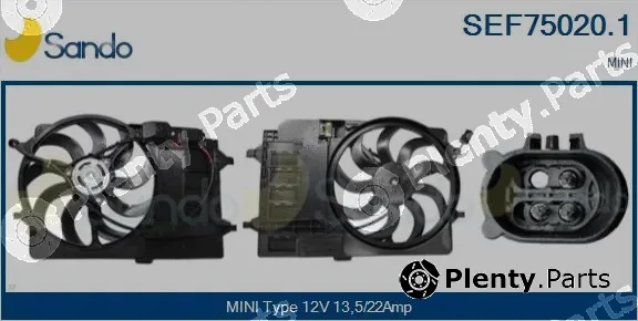 Sando SEF75020.1 — Electric Motor, radiator fan