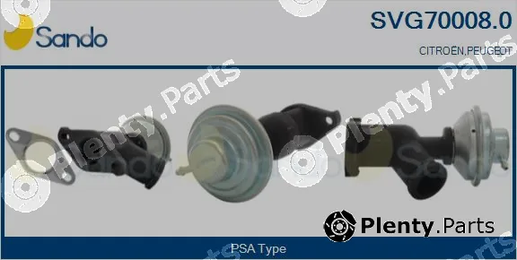 Sando SVG70008.0 — EGR Valve