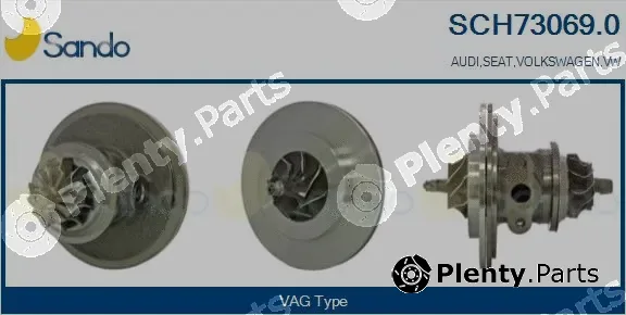Sando SCH73069.0 — Core assembly, turbocharger