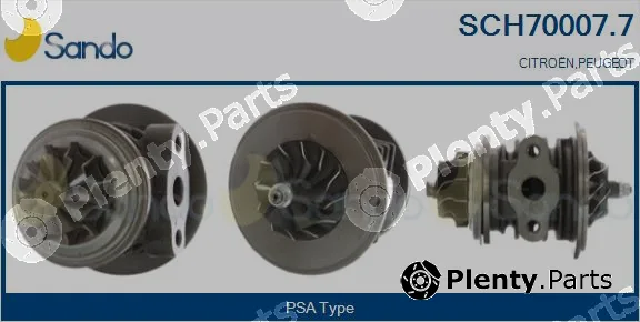 Sando SCH70007.7 — Core assembly, turbocharger