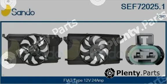 Sando SEF72025.1 — Electric Motor, radiator fan