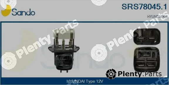 Sando SRS78045.1 — Series resistor, electric motor (radiator fan)