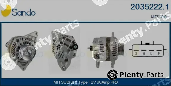 Sando 2035222.1 — Alternator