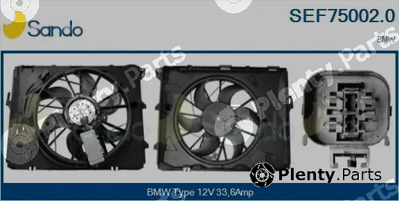 Sando SEF75002.0 — Electric Motor, radiator fan