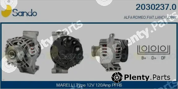 Sando 2030237.0 — Alternator
