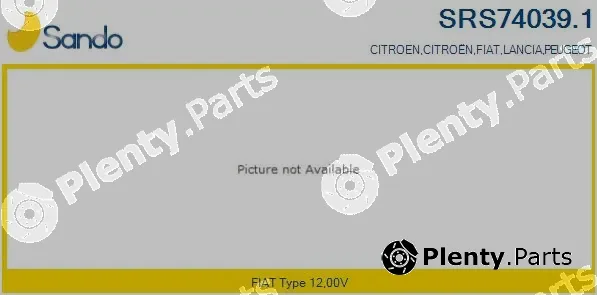 Sando SRS74039.1 — Series resistor, electric motor (radiator fan)