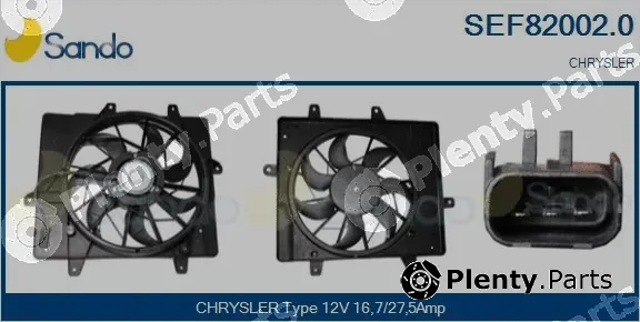 Sando SEF82002.0 — Electric Motor, radiator fan