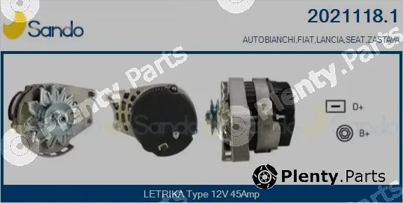 Sando 2021118.1 — Alternator
