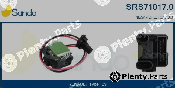 Sando SRS71017.0 — Resistor, interior blower