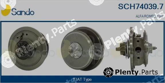 Sando SCH74039.7 — Core assembly, turbocharger
