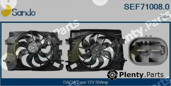 Sando SEF71008.0 — Electric Motor, radiator fan