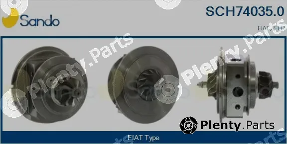 Sando SCH74035.0 — Core assembly, turbocharger