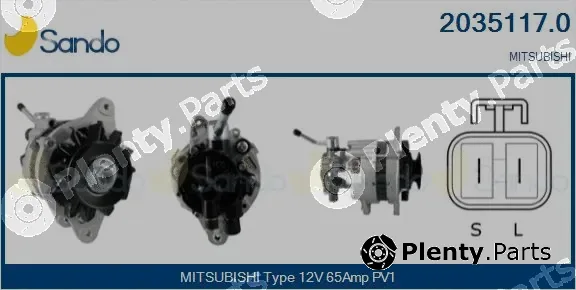 Sando 2035117.0 — Alternator
