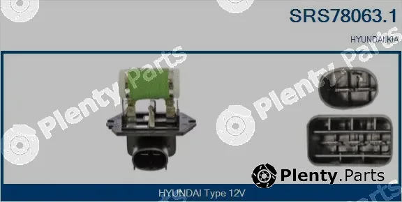Sando SRS78063.1 — Series resistor, electric motor (radiator fan)