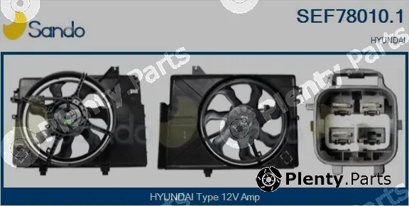 Sando SEF78010.1 — Electric Motor, radiator fan