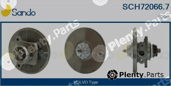 Sando SCH72066.7 — Core assembly, turbocharger
