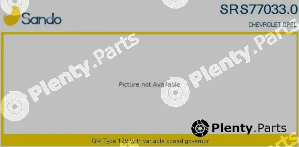 Sando SRS77033.0 — Series resistor, electric motor (radiator fan)