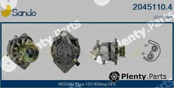 Sando 2045110.4 — Alternator