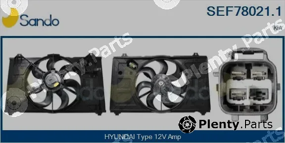 Sando SEF78021.1 — Electric Motor, radiator fan