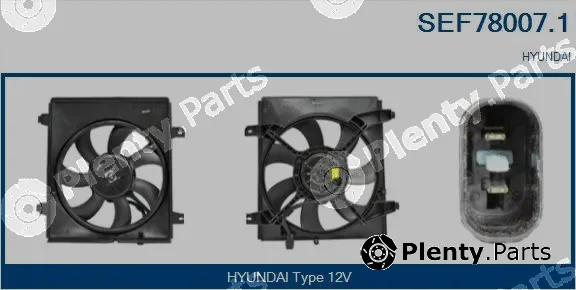 Sando SEF78007.1 — Electric Motor, radiator fan